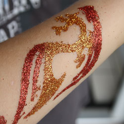 Glitzertattoos